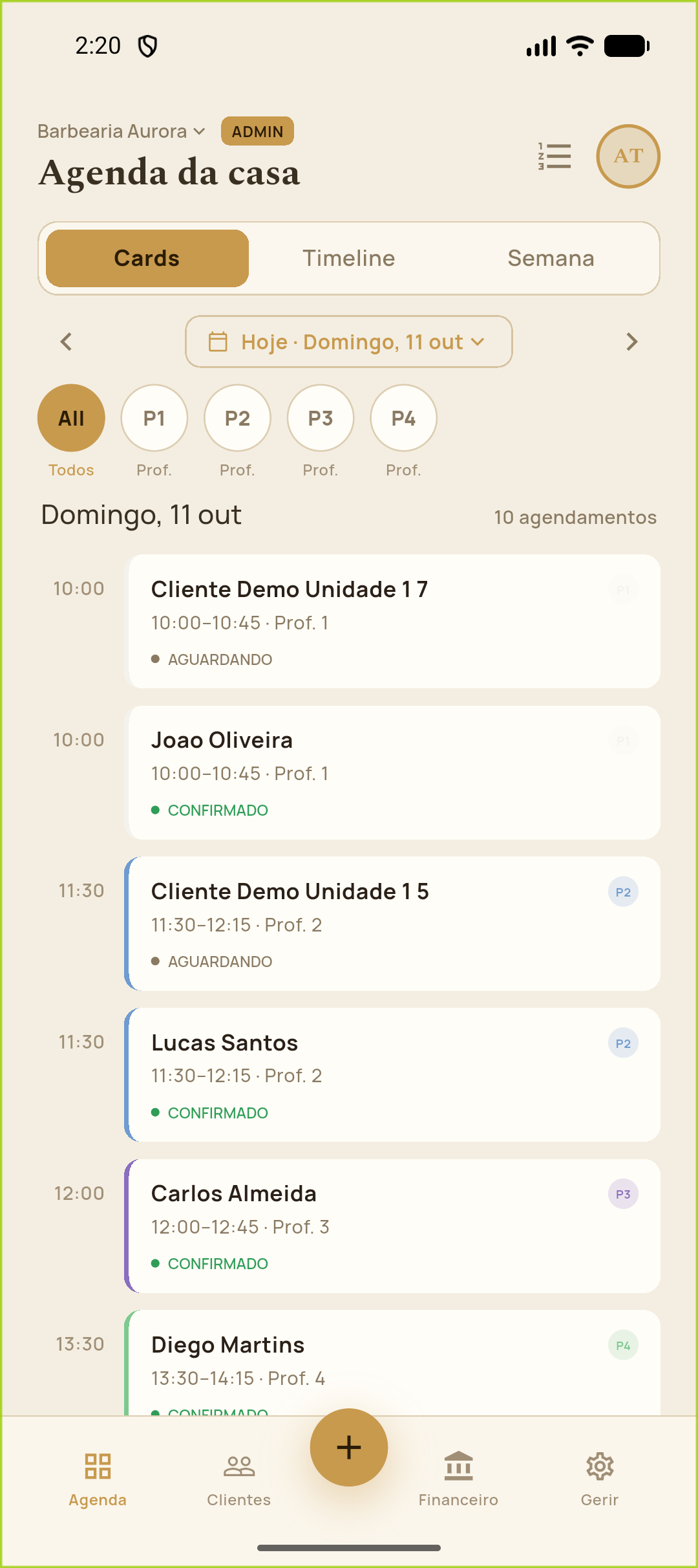 Tela Agenda